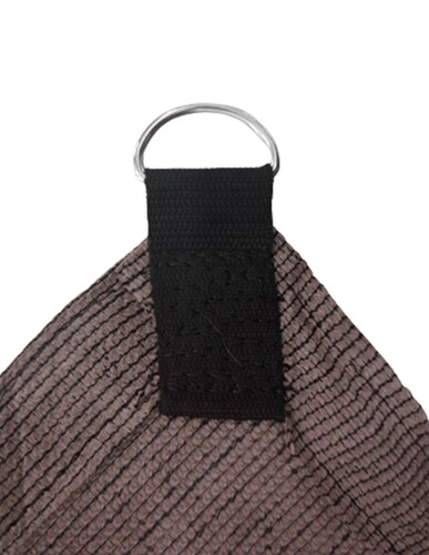 Hanlob Malla Sombra 4x6 m Café para Exteriores con Argollas, 90% de Sombra, Bloqueo de Rayos UV, Sombra Raschel para Jardín o Terraza, Resistente a Lluvias, Fácil y Lista para Instalar.