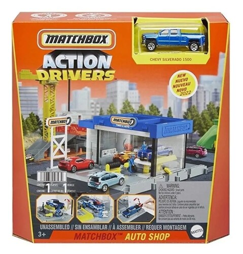 MATCH BOX ACTION DRIVERS AUTO SHOP 