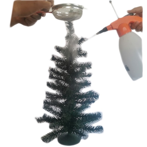 Nieve artficial en polvo azul cielo Para decoracion navideña 