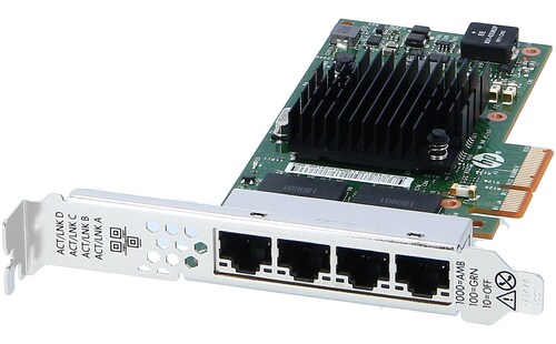 HPE Tarjeta de Red 811546-B21 de 4 Puertos, 1000Mbit/s, PCI Express  