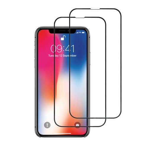 2 Piezas Mica Cristal Templado para iPhone 13 / iPhone 13 Pro.