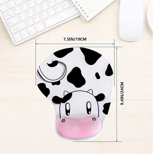 Mouse pad Alfombrilla ratón dibujos animados 3D gruesa ratón óptico ordenador videojuegos gato azul