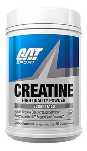 Gat Creatina 300 Gr 60 Servicios