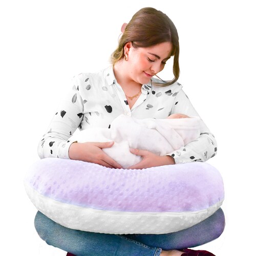 Almohada de lactancia para lactancia, cojín de lactancia para bebés y  bebés, almohada de lactancia materna para mamá y bebé, almohada  multifuncional