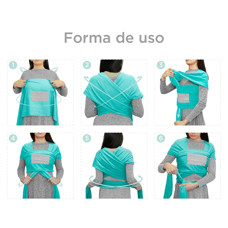 Fular Para Bebe Rebozo El stico Tipo Canguro Art culos Para Bebe