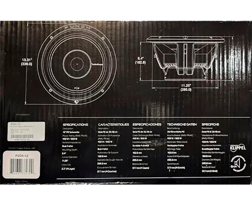 Subwoofer 12  Punch P2 Rockford Fosgate 800watts Calidad