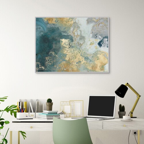 Cuadros Decorativos - Ocean Splash II con marco