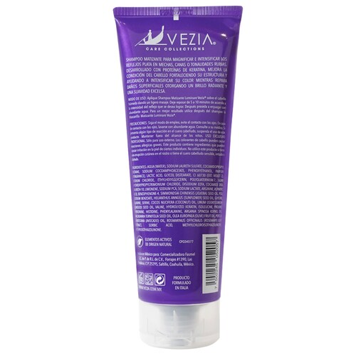 SHAMPOO MATIZANTE LUMINARE VEZIA S&F BLONDE SHAMPOO 250ml