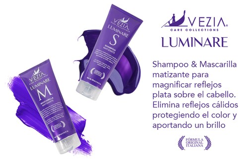 SHAMPOO MATIZANTE LUMINARE VEZIA S&F BLONDE SHAMPOO 250ml