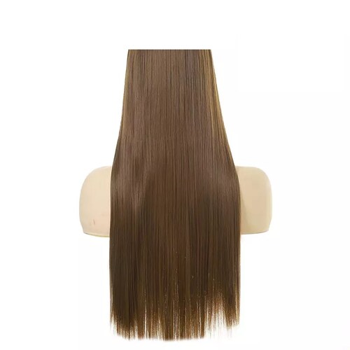 Extensiones De Cabello Sintético Set de 7 piezas con clips ONDULADA 7-12 RUBIO MEDIO
