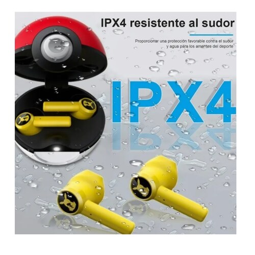 Audifonos Bluetooth De Pikachu Pokemon Earbuds Manos Libres