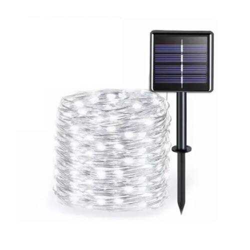 Led Solar Cadena Luces Navidad Decoración Exterior 20m200led.