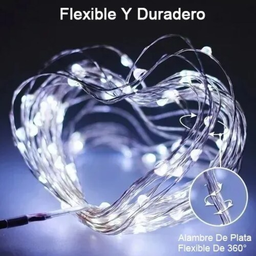 Led Solar Cadena Luces Navidad Decoración Exterior 20m200led.