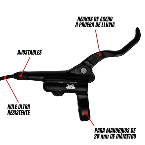 Frenos De Disco Hidráulico Bicicleta Acero 160 Mm