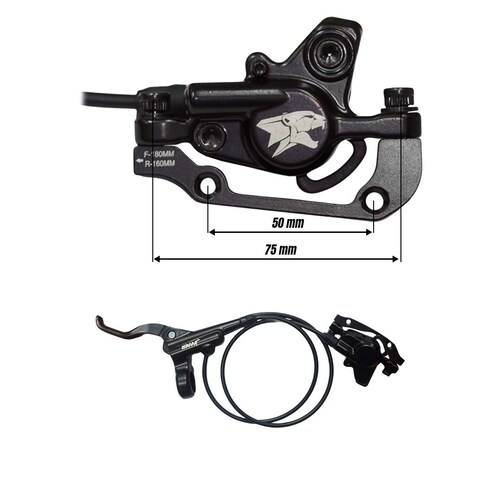 Frenos De Disco Hidráulico Bicicleta Acero 160 Mm