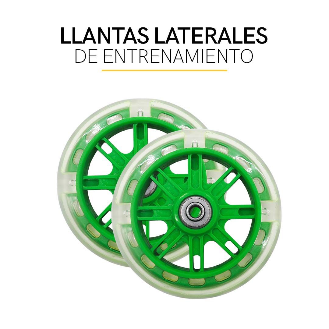 Llantitas Llantas Entrenadoras Bicicleta Con Luz Bici Rodado 12-20