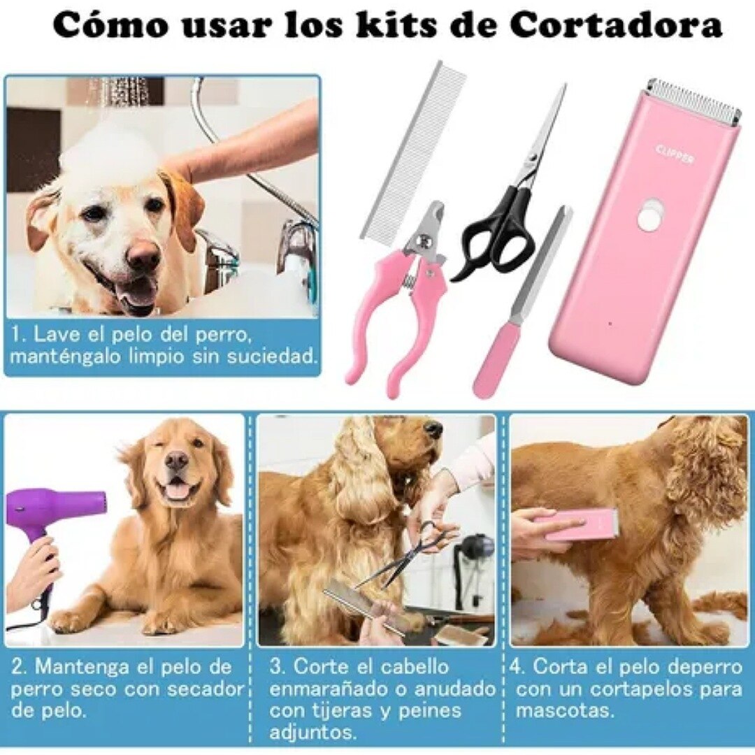 Rasuradora Perro M quina Cortar Pelo Gato Corta U as All in