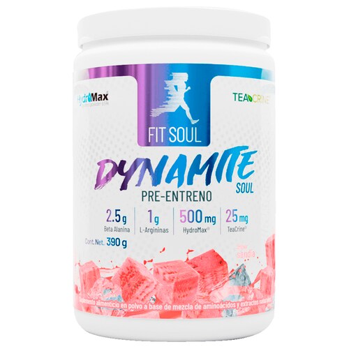 Pre entreno Fit Soul Dynamite Soul  Pre-Workout 30 servicios - Sandia