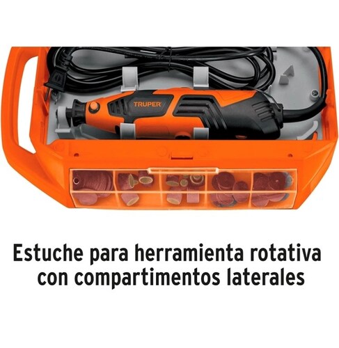 Mototool Dremel Herramienta Rotativa Profesional Truper Tallar Lijar Limpiar Cortar Pulir Perforar