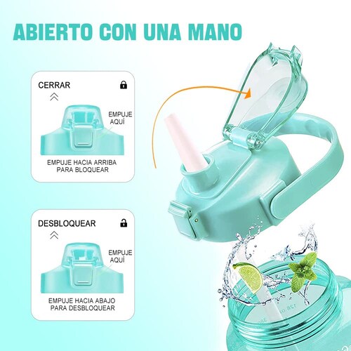 3 botellas Motivacional 2 L 
