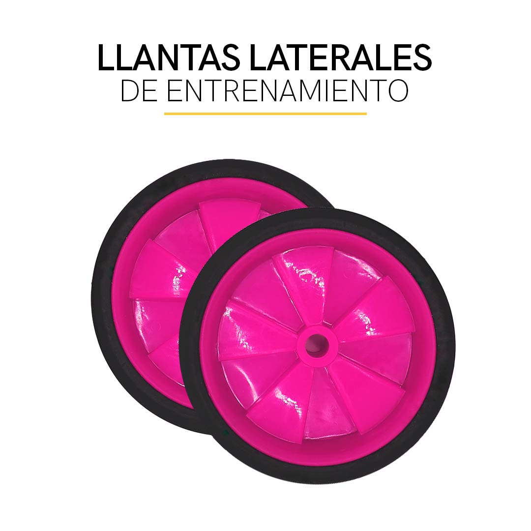 Llantitas Llantas Entrenadoras Bicicleta R12 20 Rosas