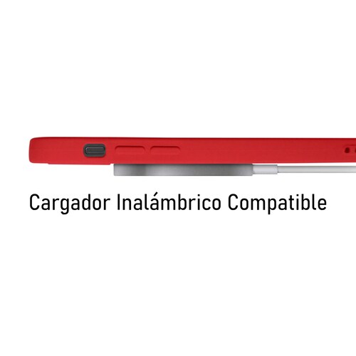 Funda de Silicon Suave Molan Cano para iPhone 14 Pro Max Rojo