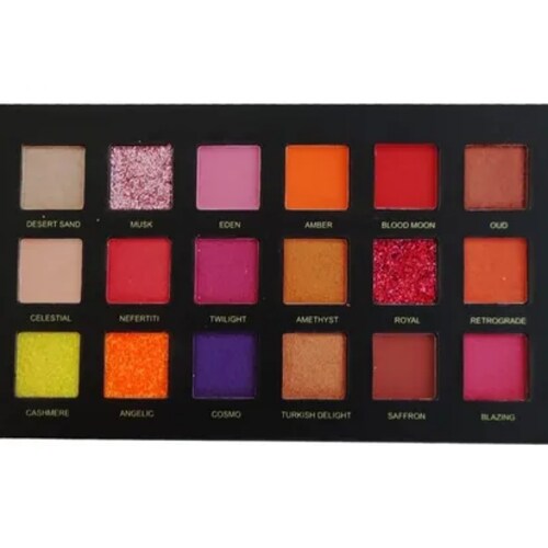 Paleta De Sombras Twilight & Dusk 18 Tonos Alta Pigmentación