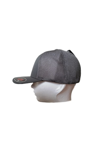 Gorra gris camionero para hombre mujer fitcap  modelo pi 50%nyl 40% pol 10% alg banda elestica  unitalla