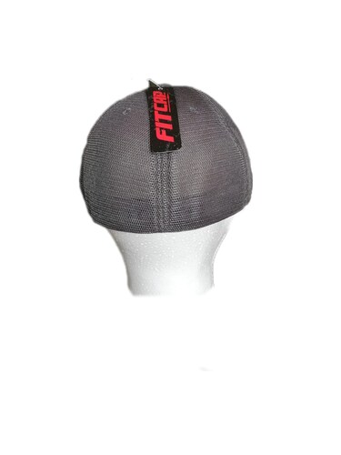 Gorra gris camionero para hombre mujer fitcap  modelo pi 50%nyl 40% pol 10% alg banda elestica  unitalla