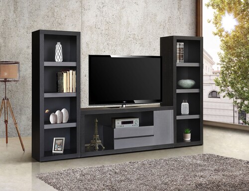 Librero Kenia 3 piezas Muebles Vigo 