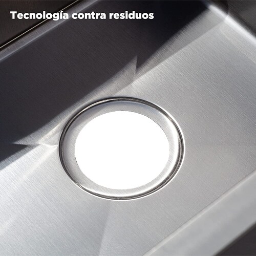 Tarja Doble En Acero Inox. Llave Monomando Y Kit Instalación (medidas de tarja 82 x 47 cm).