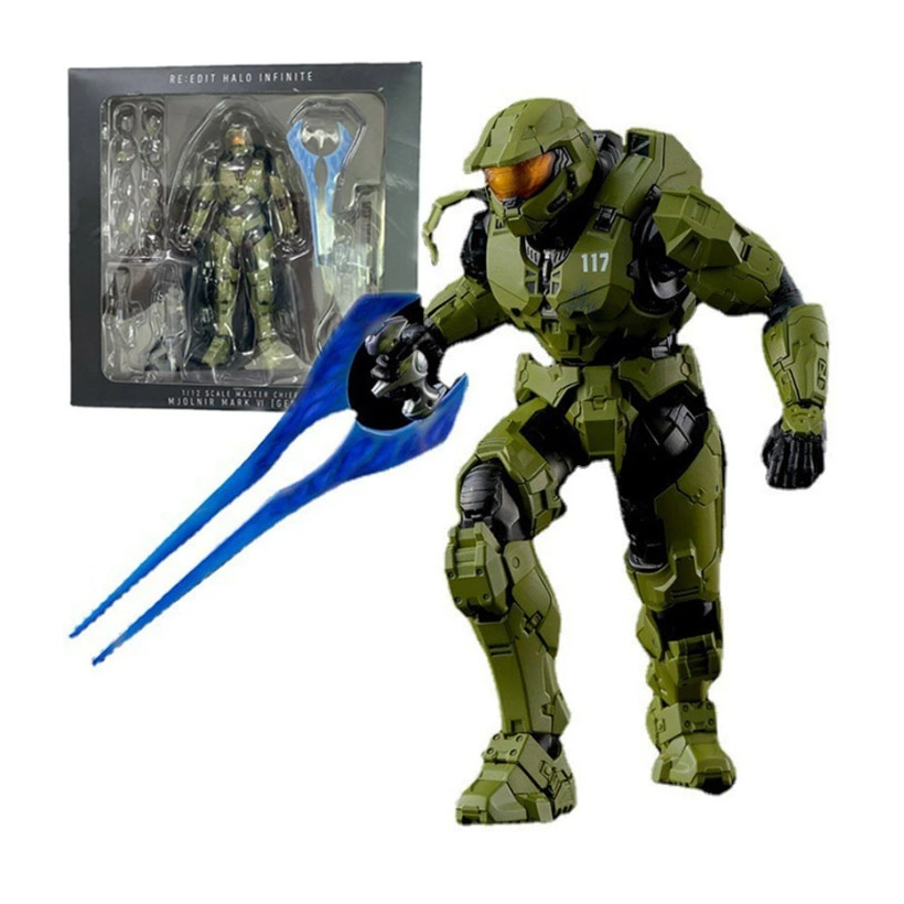 Figura Juguete Mu eco Jefe Maestro Spartan 117 Halo