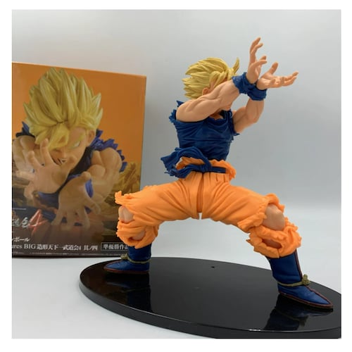 Juguete Muñeco Figura Goku Dragon Ball Z Saiyajin Kamehameha