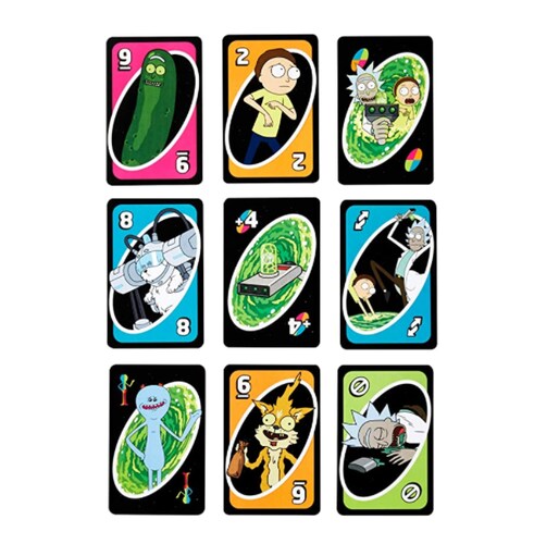 Juego de mesa Mattel UNO Edición Especial De Rick y Morty