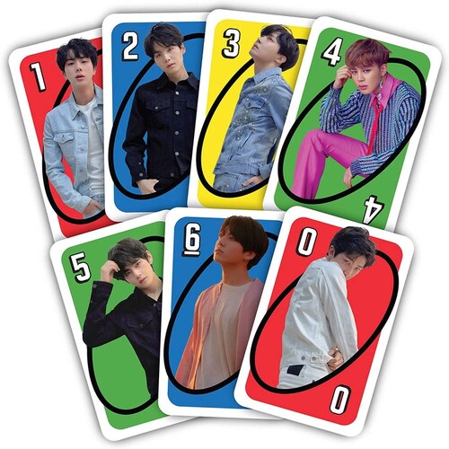 Juego de mesa Mattel UNO Edición Especial De BTS
