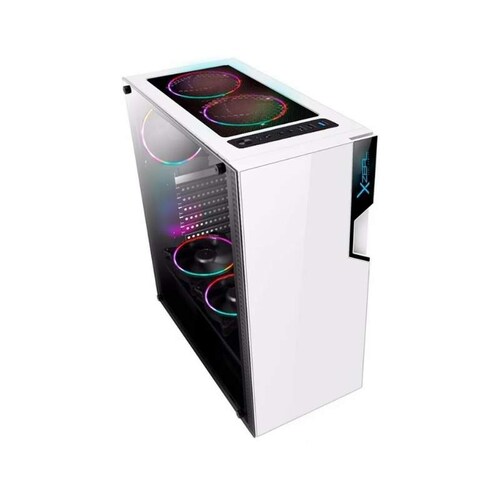 Gabinete Xzeal Xz130, C/Ventana, Atx/Micro Atx/Mini-Itx, Sin Fuente, Blanco.