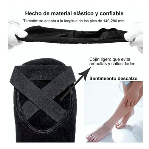 Calcetines De Yoga Danza Pilates Antiderrapantes 5 Pares