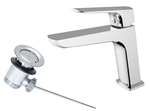 Grifo lavabo monomando GROHE Start Edge cromado