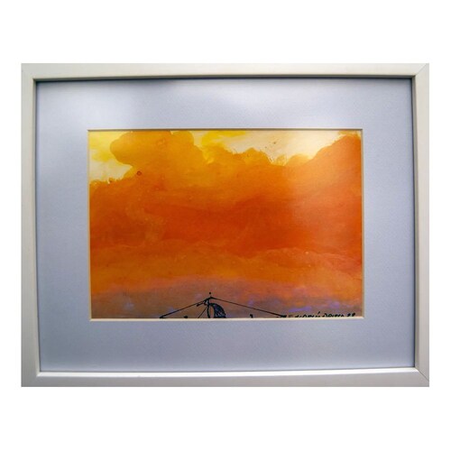 Pintura original - Acuarela - Libertad - 25 x 16 cm - Cuadro decorativo