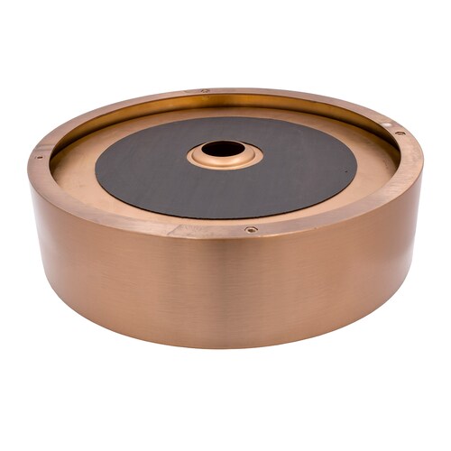 Ovalin Lavabo Redondo Acero Inoxidable 304 Cobre Super Lujo