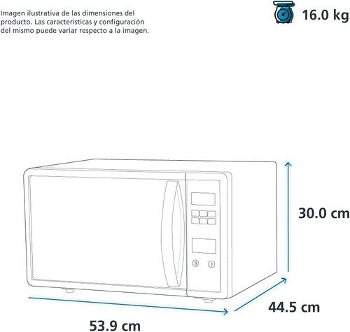 Horno Microondas 1.1p3 General Electric Cuft Espejo MGE11SEJ