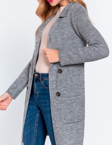 Suéter tejido con botones AMAD para mujer 