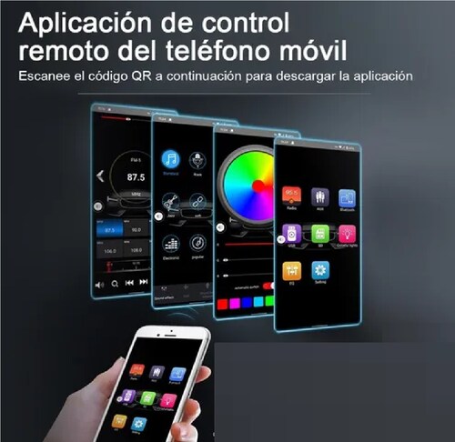 Auto Estereo Coche Reproductor Mp3 Radio Con Bt Aux Usb Sd