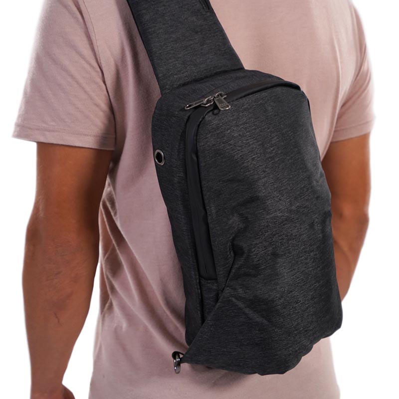 Mochila Cruzada Mariconera Pechera Con Usb Impermeable