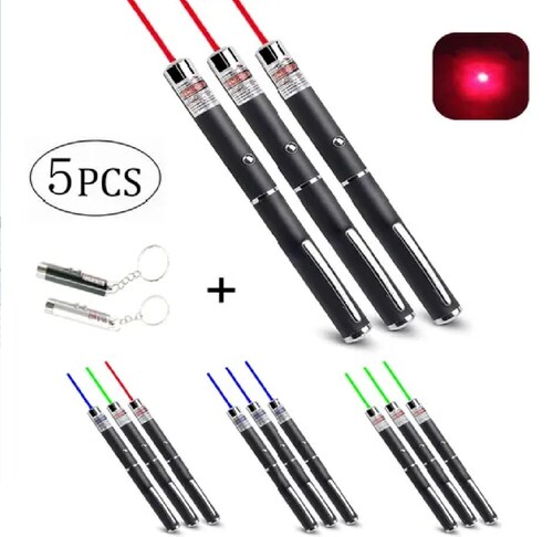 Set  5 Uds. Apuntador Laser Rojo 