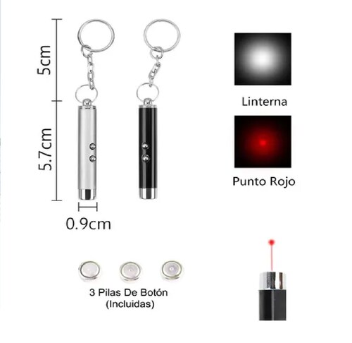 Set 5 Uds.Apuntador  Laser Multicolor