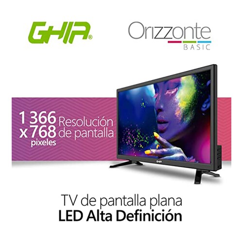 ▶️ Televisor SMART GHIA NETFLIX HD 24 pulgadas, resolución de