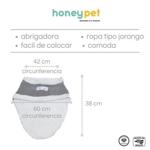 Ropa para perro Honey Pet tipo Jorongo