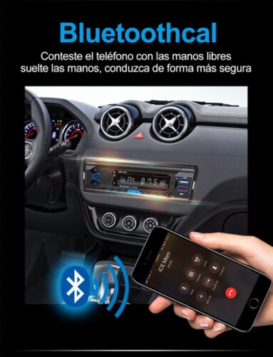 Reproductor Autoestéreo , Control Por Voz Bluetooth Dual Usb