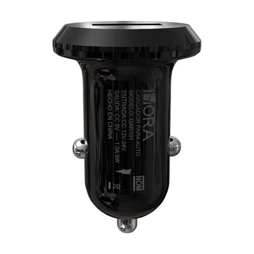 Cargador USB Automóvil 2A Sencillo 1Hora